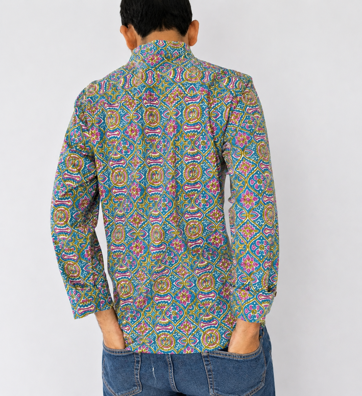 RIQZA Mosaic Bloom Printed Shirt